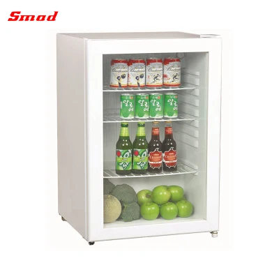 CE/SAA/ETL/RoHS Mini refrigerador de bebidas com porta de vidro