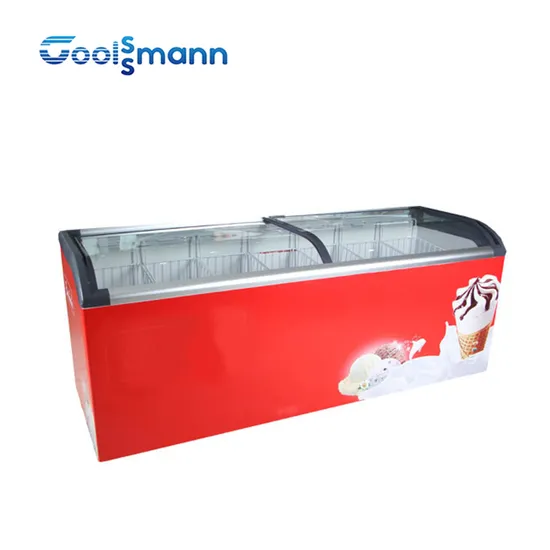 Congelador horizontal/congelador de porta aberta superior