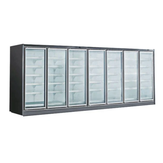 Freezer de porta de vidro comercial por atacado