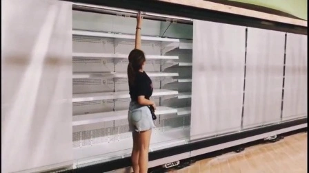Resfriador aberto multideck de 1,2 m para equipamentos de refrigeração de supermercado